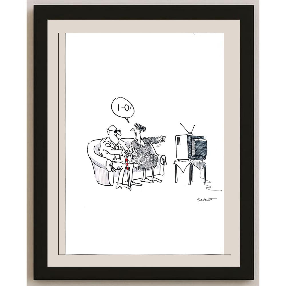 Bartu Ayata 50x35cm Orijinal Karikatür BOD03521