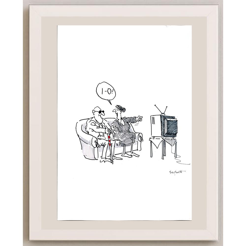 Bartu Ayata 50x35cm Orijinal Karikatür BOD03521
