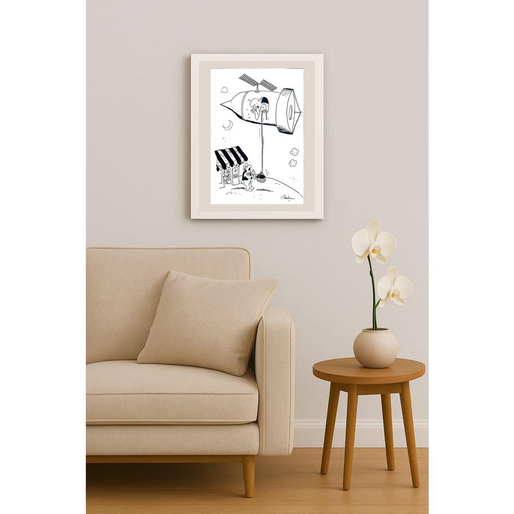 Ali Bulca 50x35cm Orijinal Karikatür BOD03523