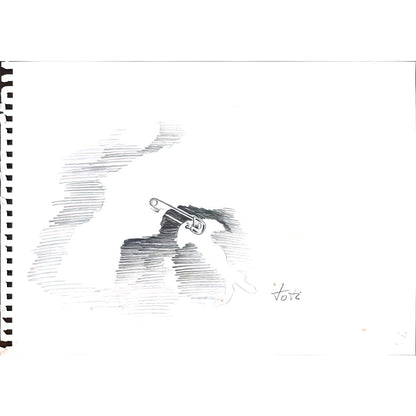Dodi 29x21cm Orijinal Karikatür BOD03525