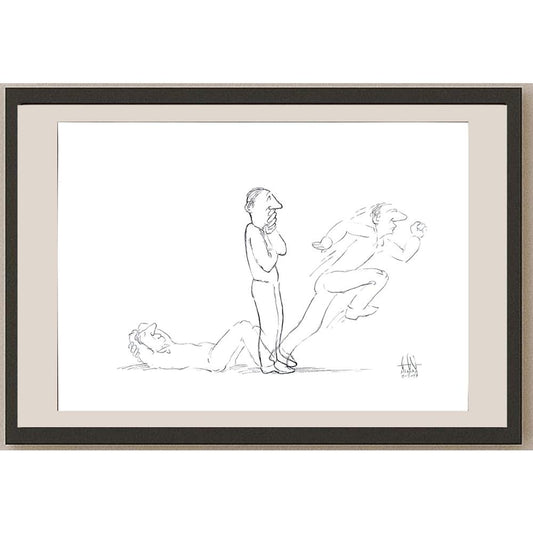 Tan Oral 43x30cm Orijinal Karikatür BOD03527
