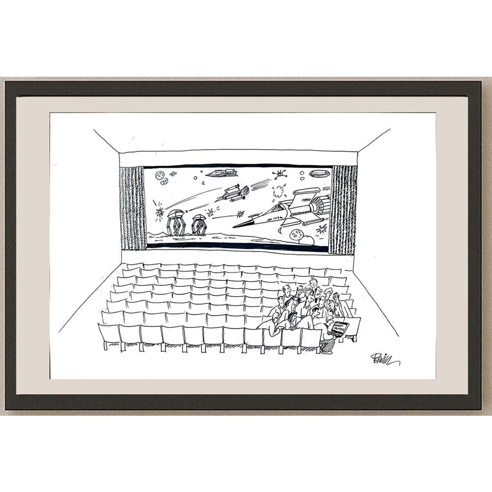 Roger Penwill 50x35cm Orijinal Karikatür BOD03536