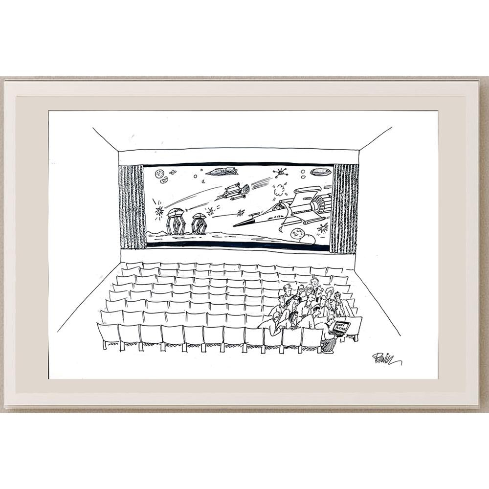 Roger Penwill 50x35cm Orijinal Karikatür BOD03536