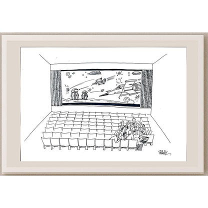 Roger Penwill 50x35cm Orijinal Karikatür BOD03536