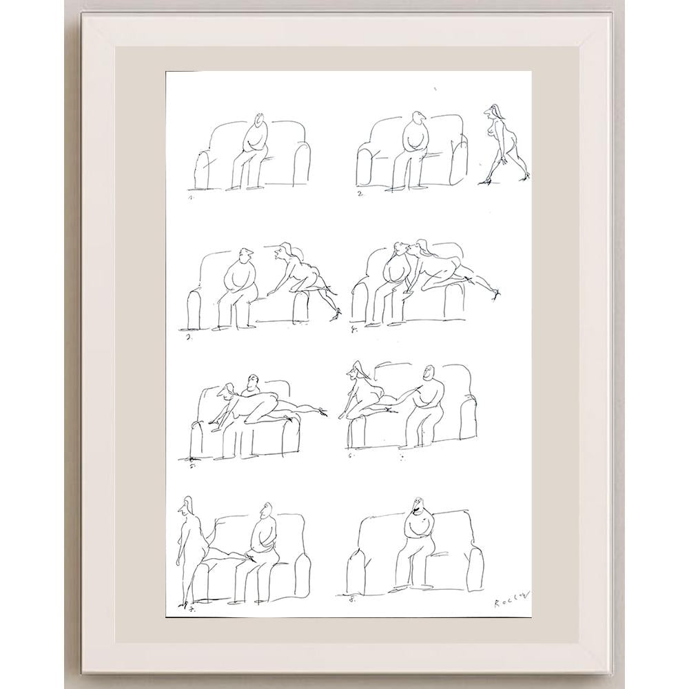 Roccow 50x35cm Orijinal Karikatür BOD03538