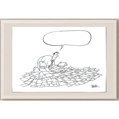 Roger Penwill 50x35cm Orijinal Karikatür BOD03543