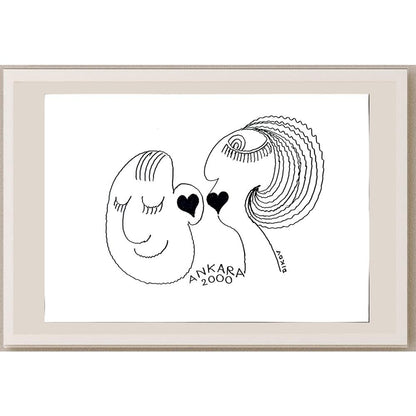 Dikov 50x35cm Orijinal Karikatür BOD03551
