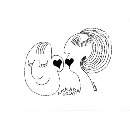 Dikov 50x35cm Orijinal Karikatür BOD03551