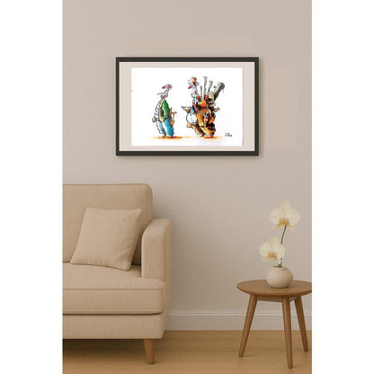 Sait Munzur 43x30cm Orijinal Karikatür BOD03553