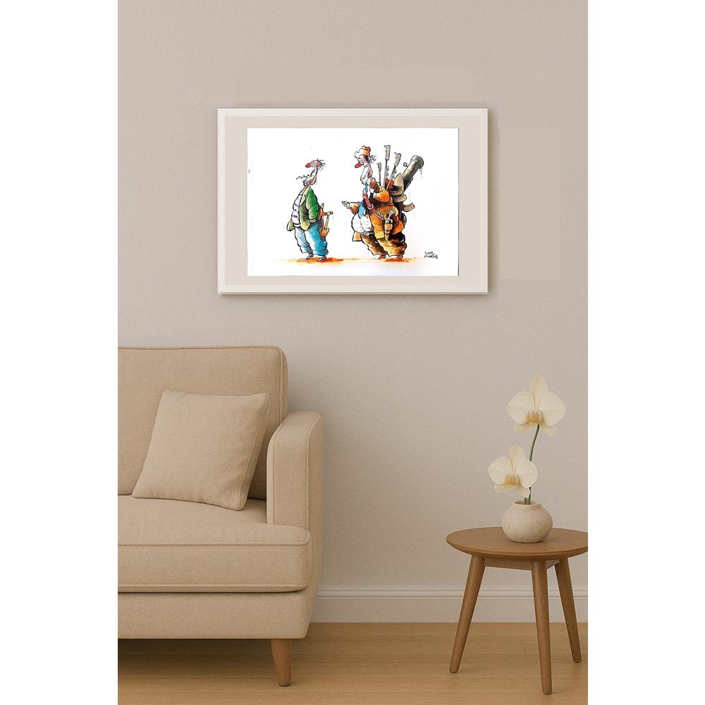 Sait Munzur 43x30cm Orijinal Karikatür BOD03553