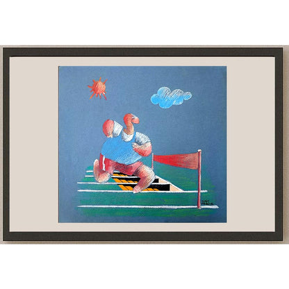 Sait Munzur 29x27cm Orijinal Karikatür BOD03554