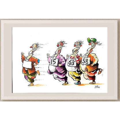 Sait Munzur 43x30cm Orijinal Karikatür BOD03555