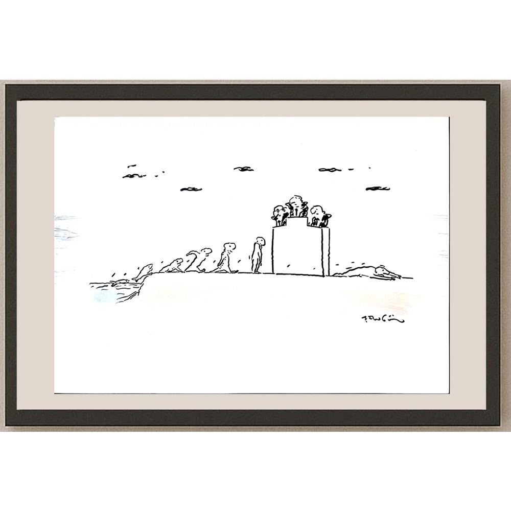 Muhammet Şengöz 35x25cm Orijinal Karikatür BOD03558