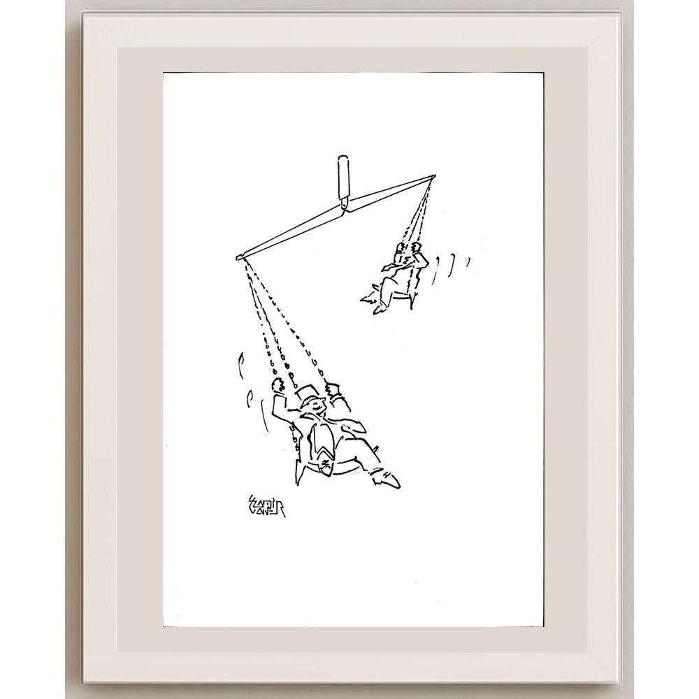 Pamir Yaver 29x21cm Orijinal Karikatür BOD03559
