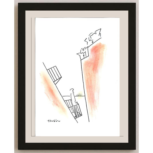 Muhammet Şengöz 35x25cm Orijinal Karikatür BOD03565