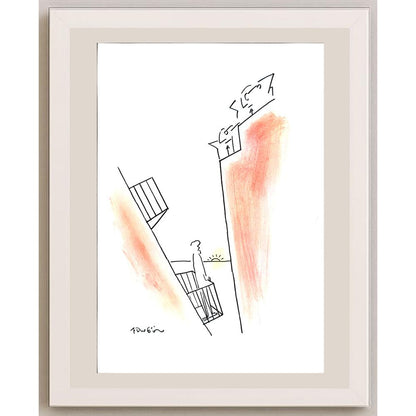Muhammet Şengöz 35x25cm Orijinal Karikatür BOD03565