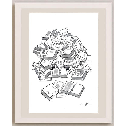 Atila Özer 43x30cm Orijinal Karikatür BOD03571