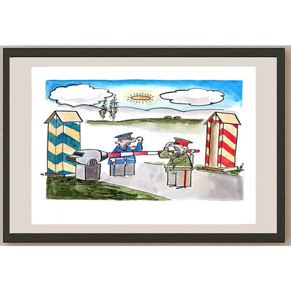 Milan Lipovsky 29x21cm Orijinal Karikatür BOD03579