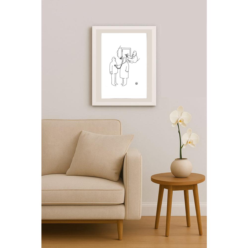 Emiel De Bolle 29x21cm Orijinal Karikatür BOD03587