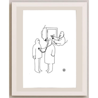 Emiel De Bolle 29x21cm Orijinal Karikatür BOD03587