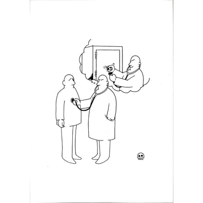 Emiel De Bolle 29x21cm Orijinal Karikatür BOD03587