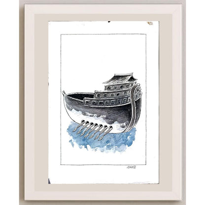 Milos Panig Pango 43x30cm Orijinal Karikatür BOD03592
