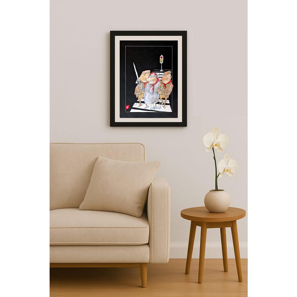 Ion Barbu 35x25cm Orijinal Karikatür BOD03593