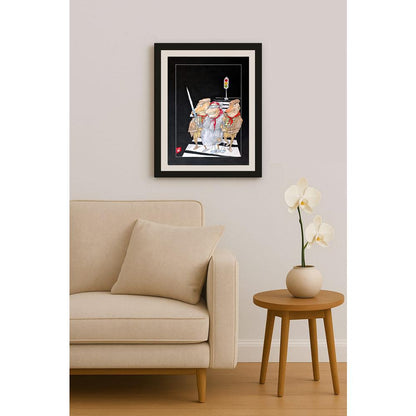 Ion Barbu 35x25cm Orijinal Karikatür BOD03593