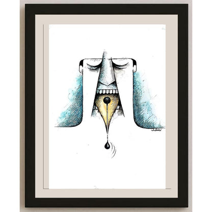 Vladimir Belossiovas 29x21cm Orijinal Karikatür BOD03594