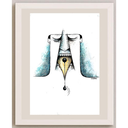 Vladimir Belossiovas 29x21cm Orijinal Karikatür BOD03594