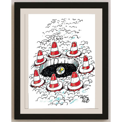 Arthur Reid 29x21cm Orijinal Karikatür BOD03599