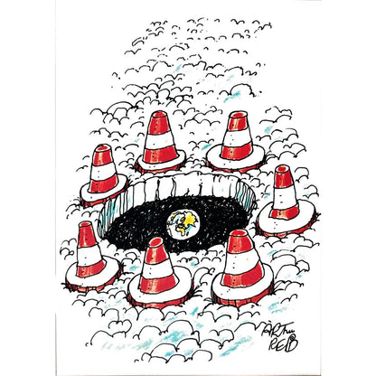 Arthur Reid 29x21cm Orijinal Karikatür BOD03599
