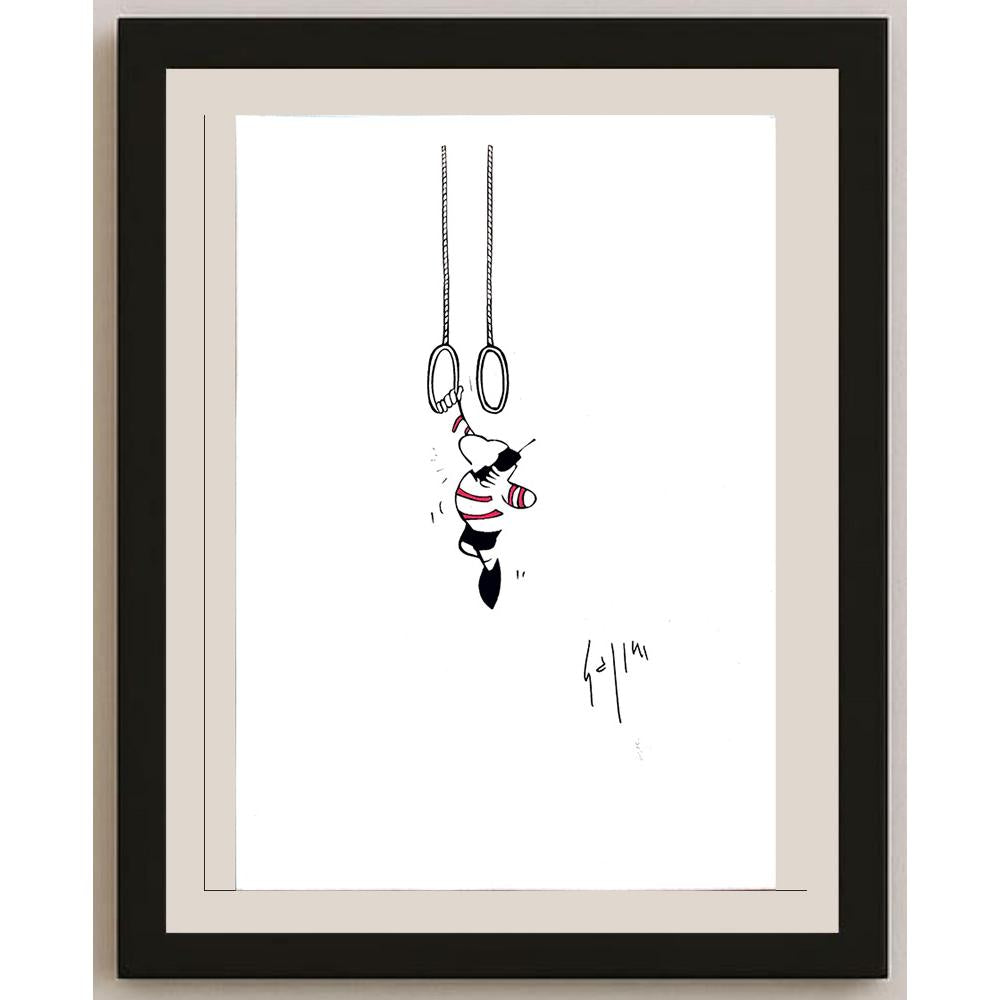 Sajini Ugo Alesssandro 29x21cm Orijinal Karikatür BOD03600