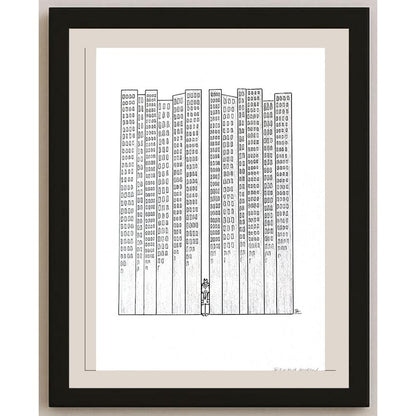 Ferruh Doğan 43x30cm Orijinal Karikatür BOD03602