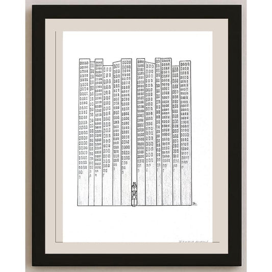 Ferruh Doğan 43x30cm Orijinal Karikatür BOD03602