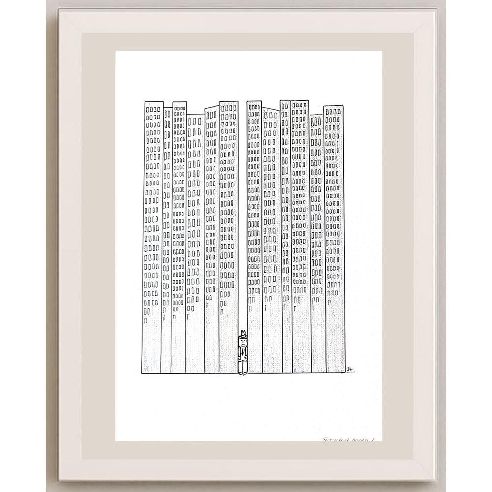 Ferruh Doğan 43x30cm Orijinal Karikatür BOD03602