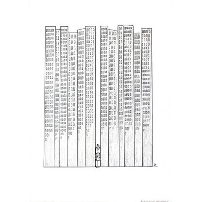 Ferruh Doğan 43x30cm Orijinal Karikatür BOD03602