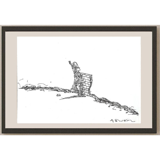 Muhammet Şengöz 35x25cm Orijinal Karikatür BOD03606