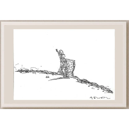 Muhammet Şengöz 35x25cm Orijinal Karikatür BOD03606