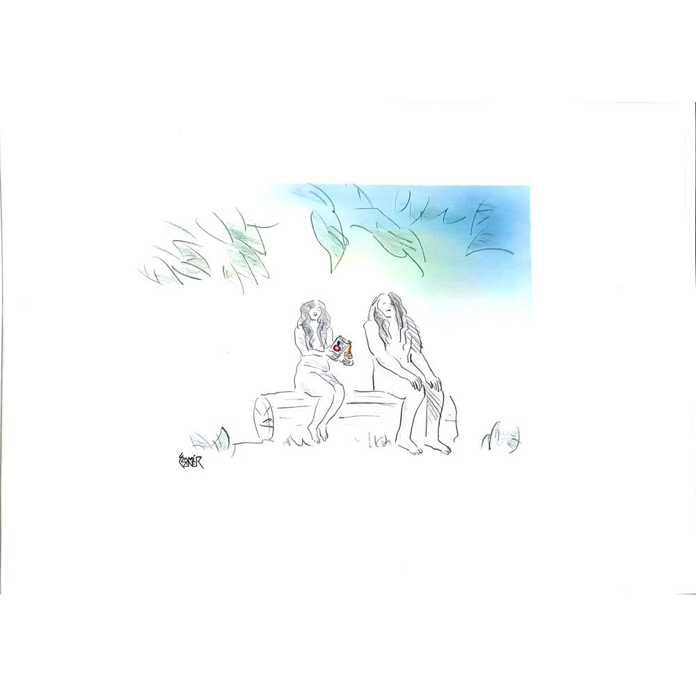 Sami Caner 43x30cm Orijinal Karikatür BOD03608