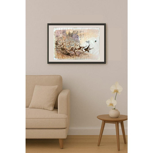 Ercan Akyol 43x30cm Orijinal Karikatür BOD03609