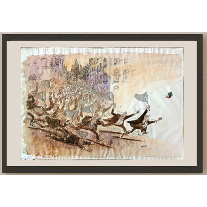 Ercan Akyol 43x30cm Orijinal Karikatür BOD03609