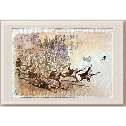 Ercan Akyol 43x30cm Orijinal Karikatür BOD03609