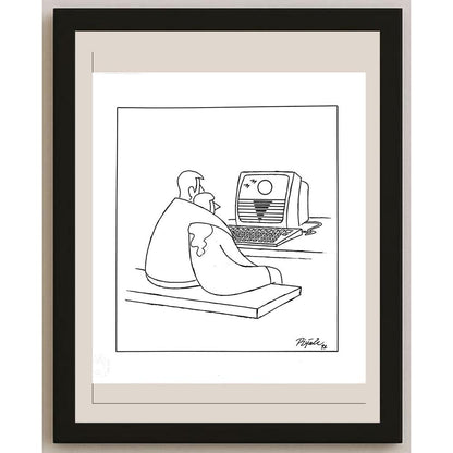Piyale Madra 26x24cm Orijinal Karikatür BOD03613