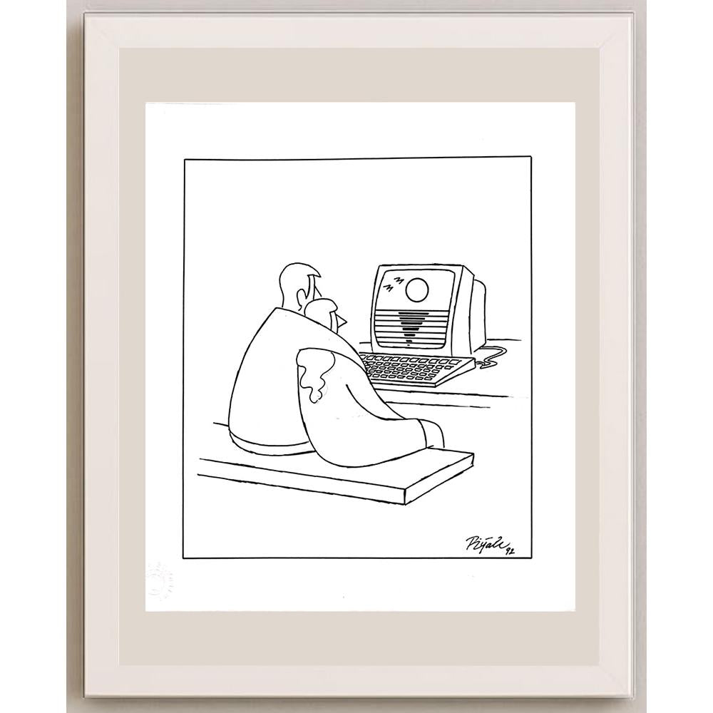 Piyale Madra 26x24cm Orijinal Karikatür BOD03613