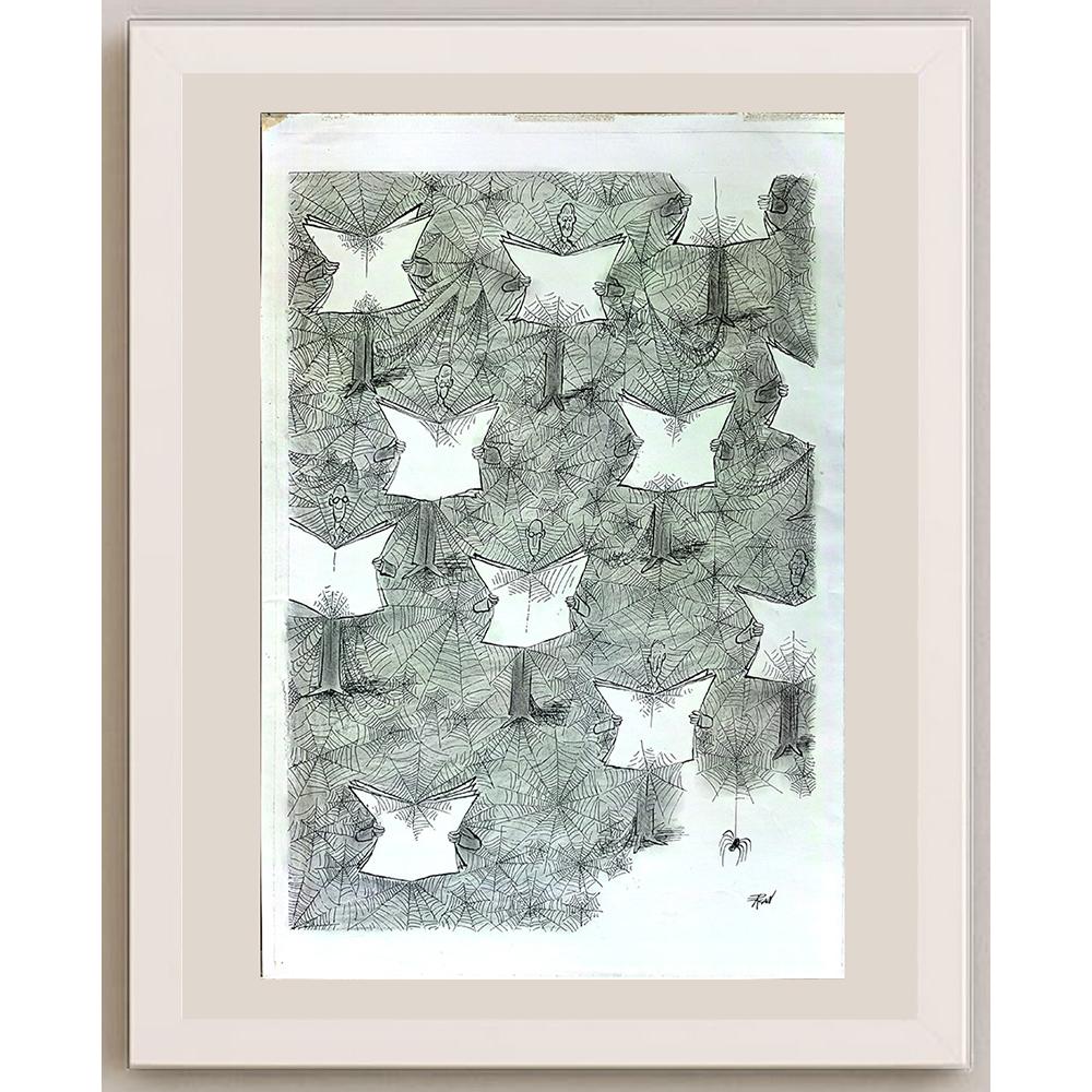 Ercan Akyol 43x30cm Orijinal Karikatür BOD03616