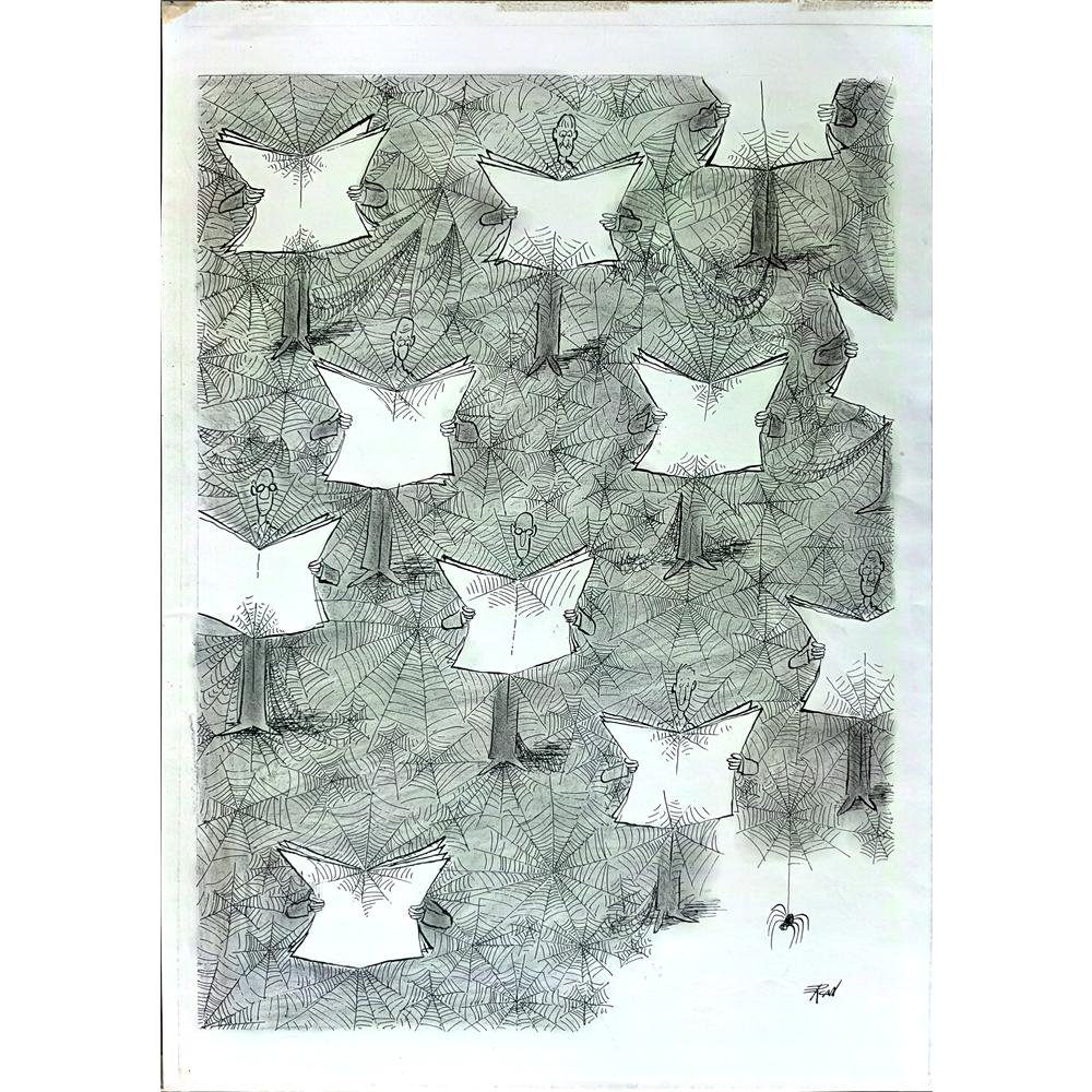 Ercan Akyol 43x30cm Orijinal Karikatür BOD03616