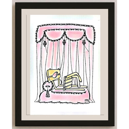 Nezih Danyal 43x30cm Orijinal Karikatür BOD03617