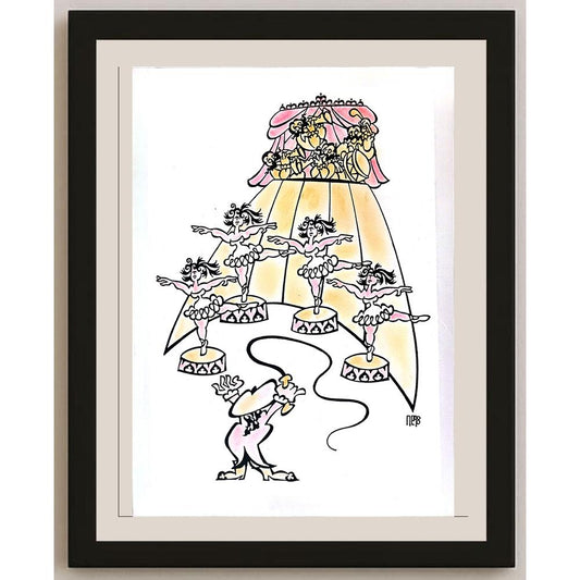 Nezih Danyal 43x30cm Orijinal Karikatür BOD03619