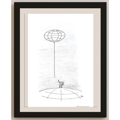Ferruh Doğan 43x30cm Orijinal Karikatür BOD03623